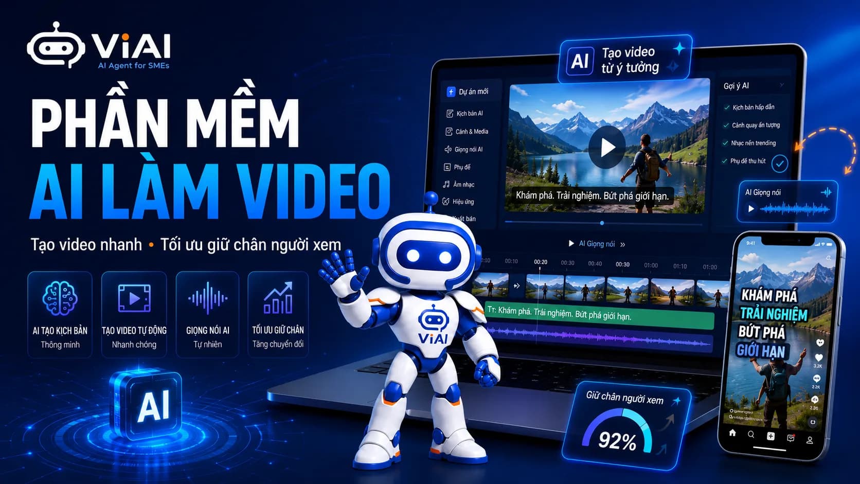 Phần Mềm AI Làm Video - Giải Pháp Tạo Video Giữ Chân Người Xem Hiệu Quả