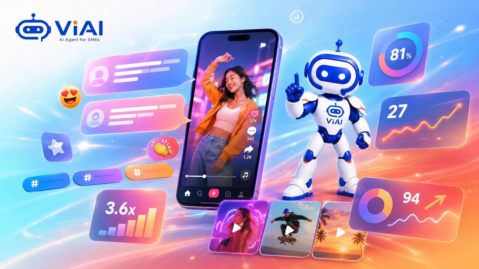 ViAI Caption Generator Phần mềm tạo caption AI cho social