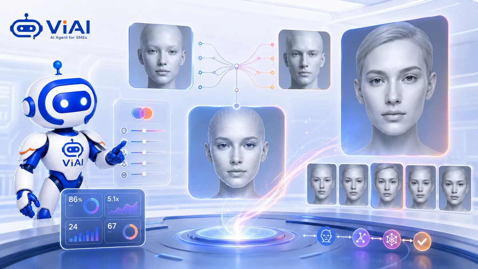 ViAI Face Swap Phần mềm hoán đổi khuôn mặt trong ảnh