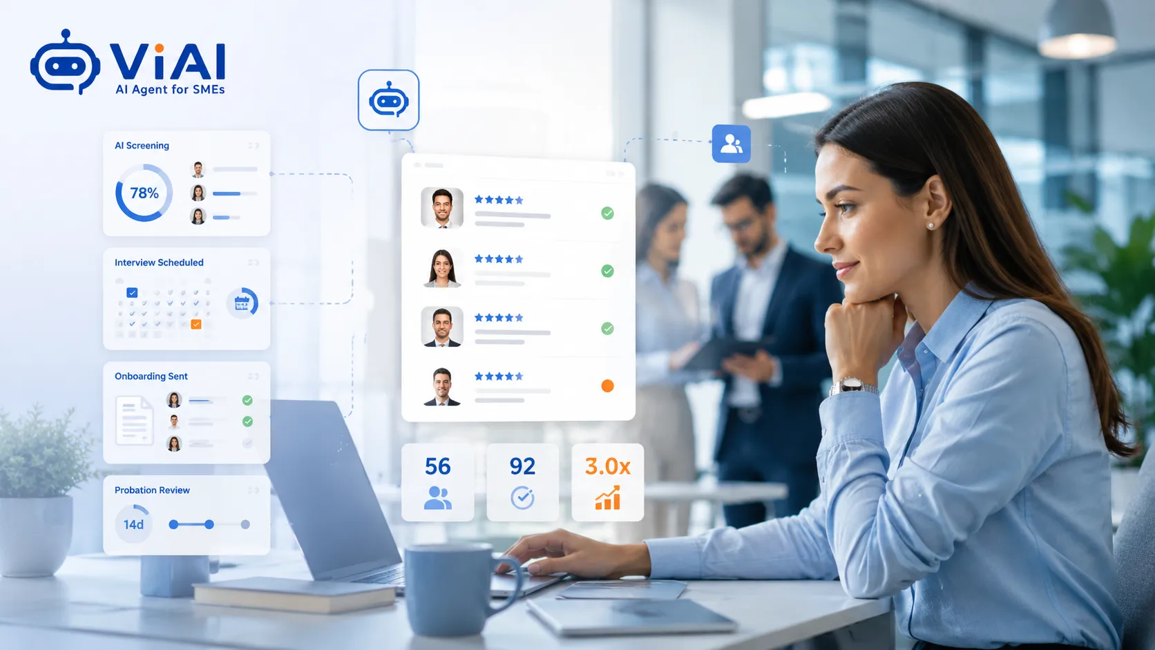 AI Agent nhân sự sàng lọc cv