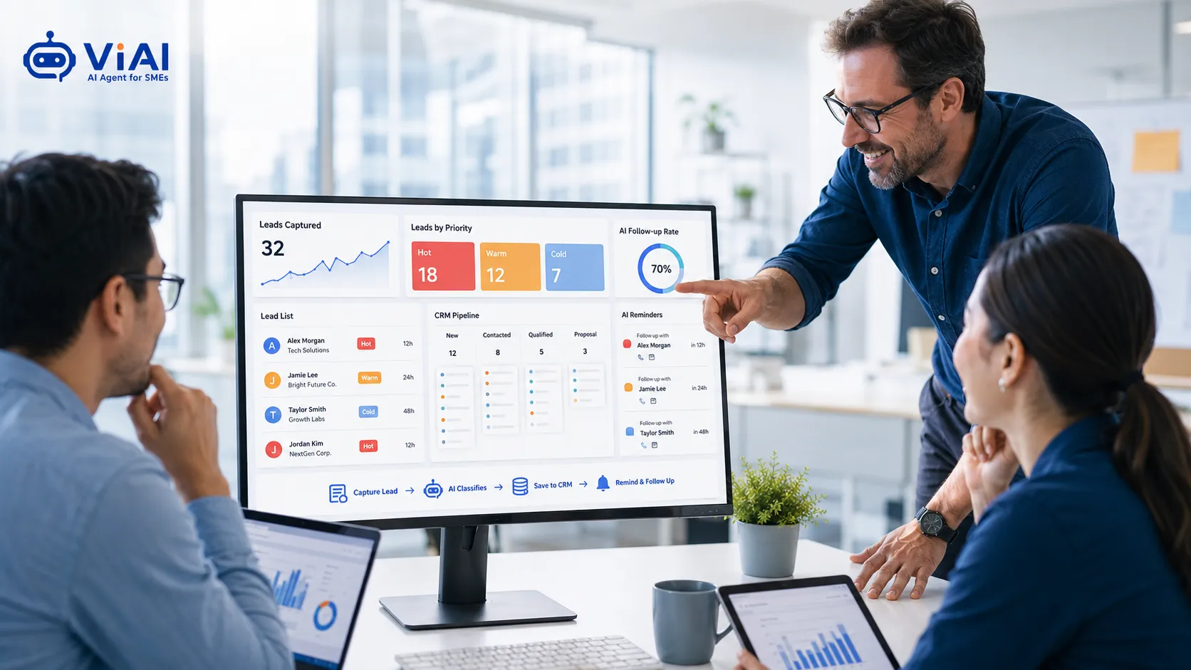 AI Agent Sales và lọc lead