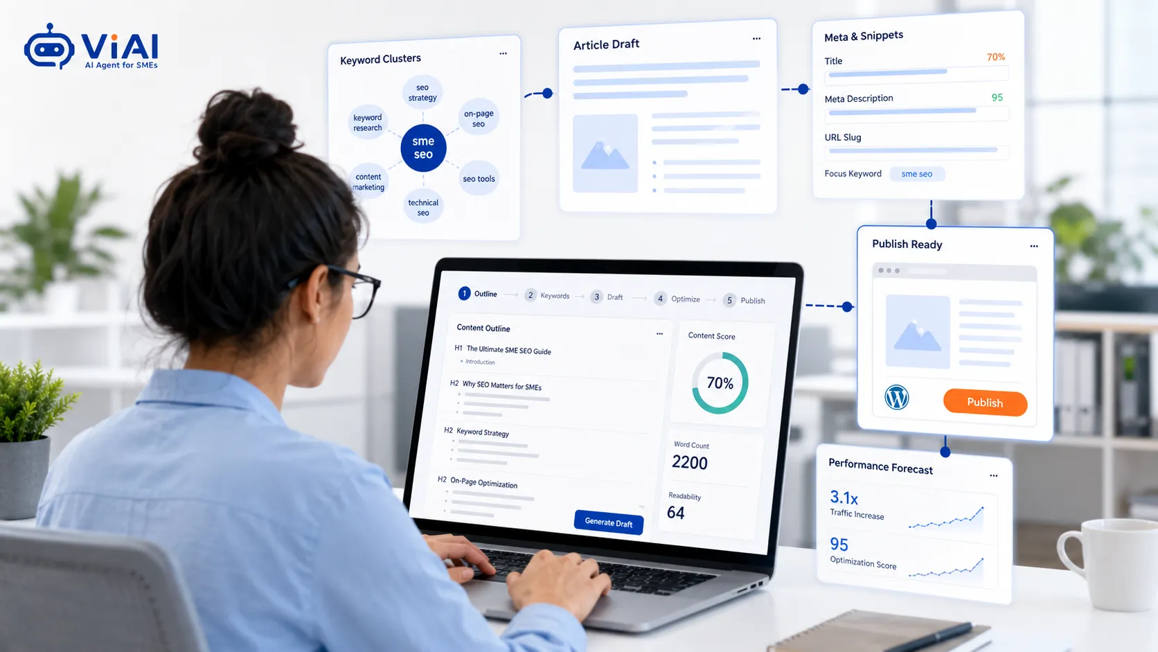 AI Agent SEO tạo outline bài viết