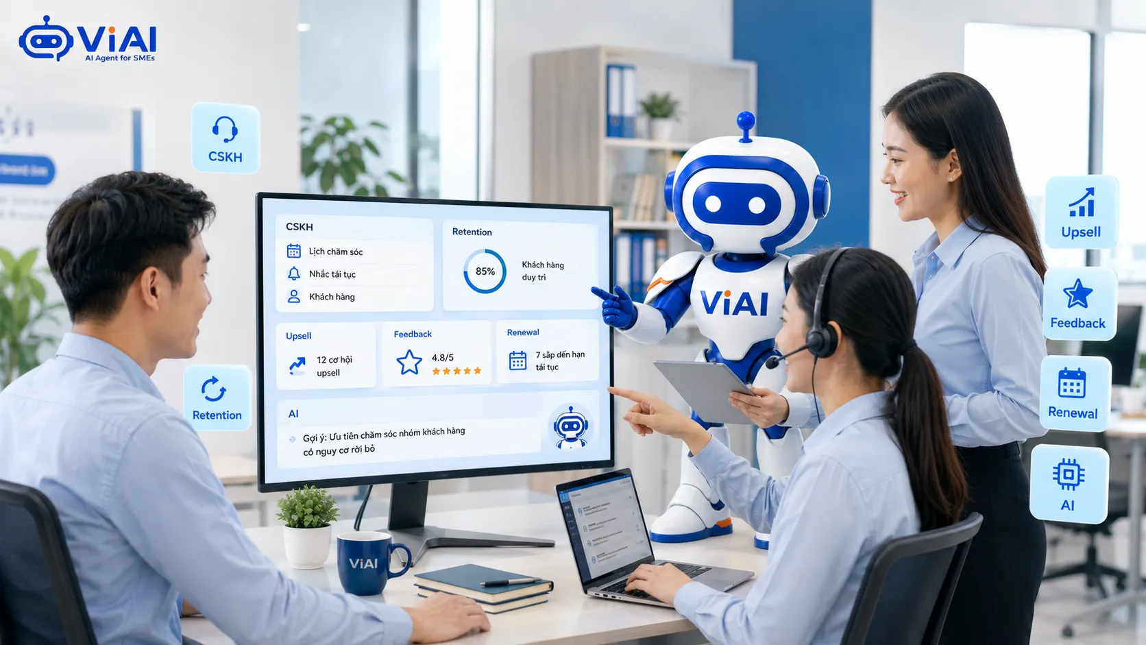 AI chăm sóc khách hàng sau bán