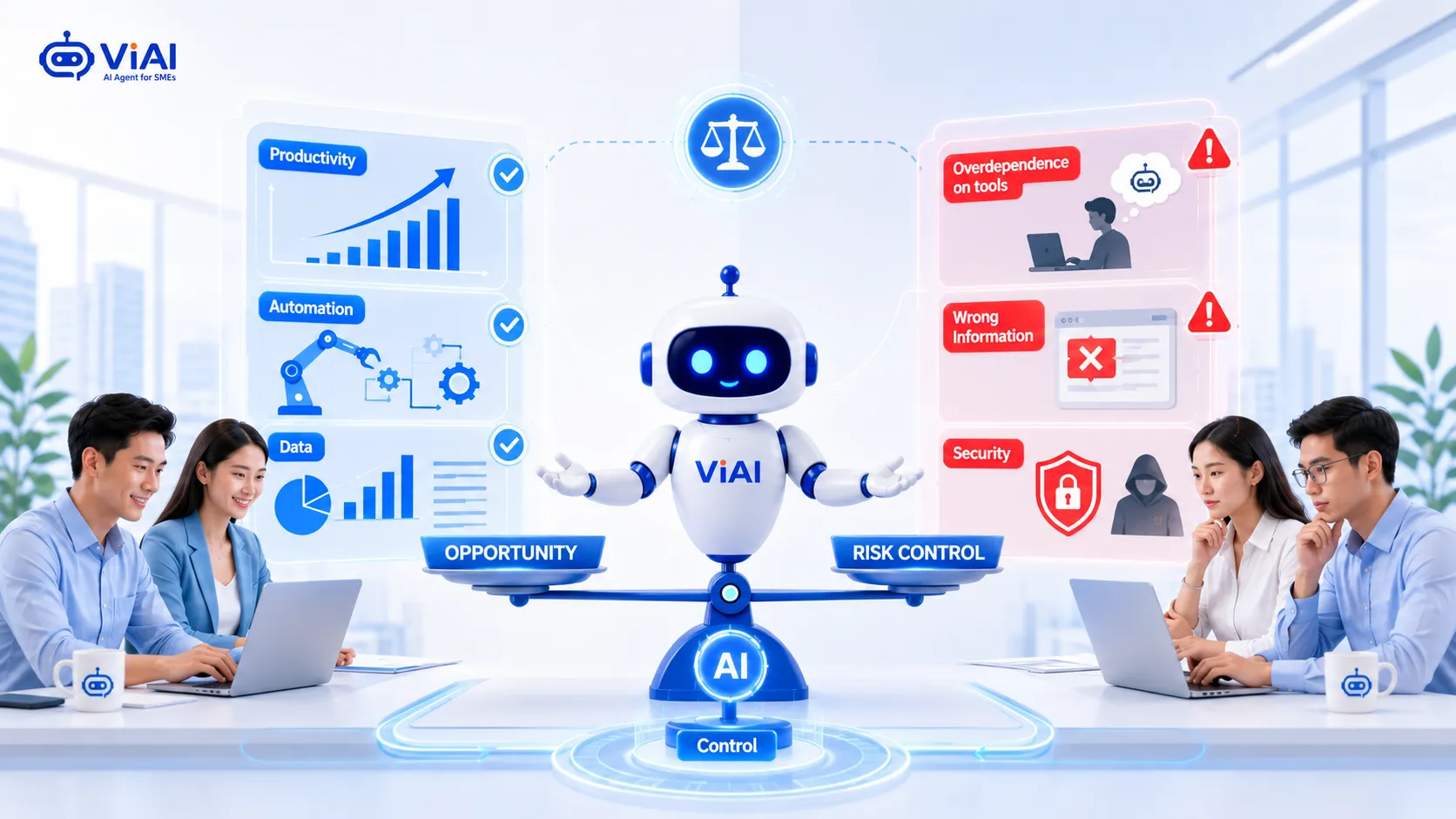 Cơ hội và rủi ro khi AI thay đổi công việc