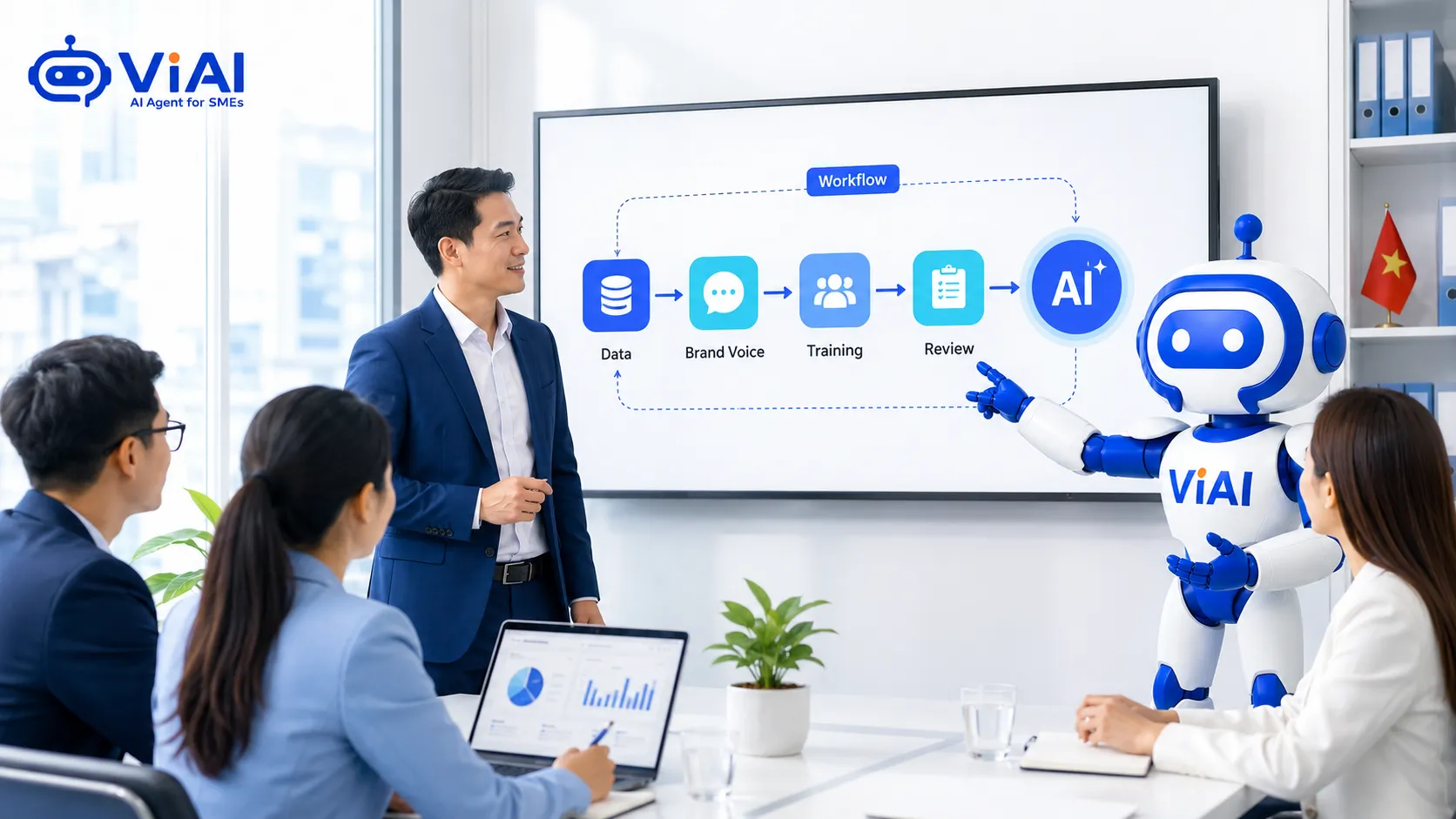 Doanh nghiệp bắt đầu dùng AI tạo sinh