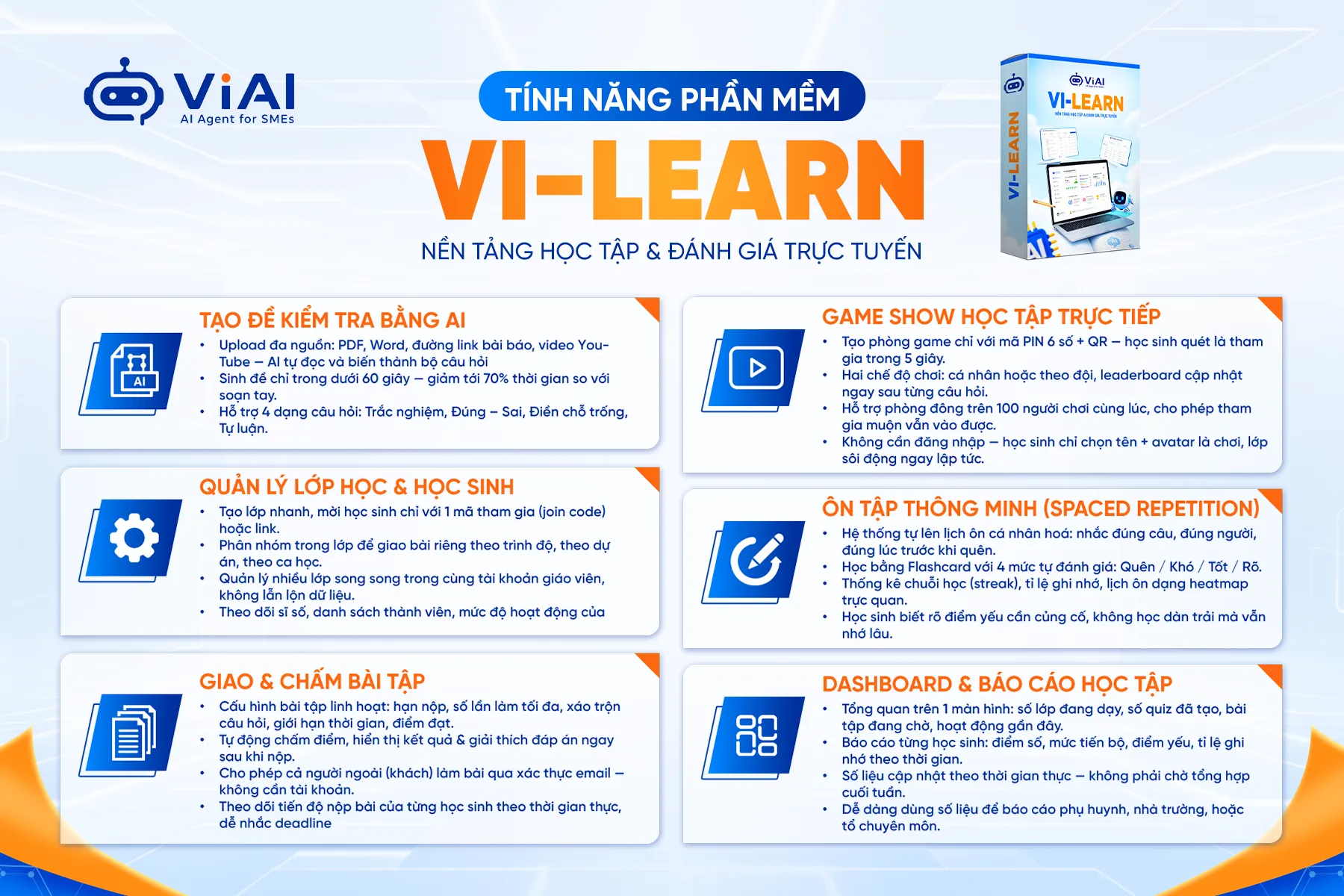 Tính năng chính v learn