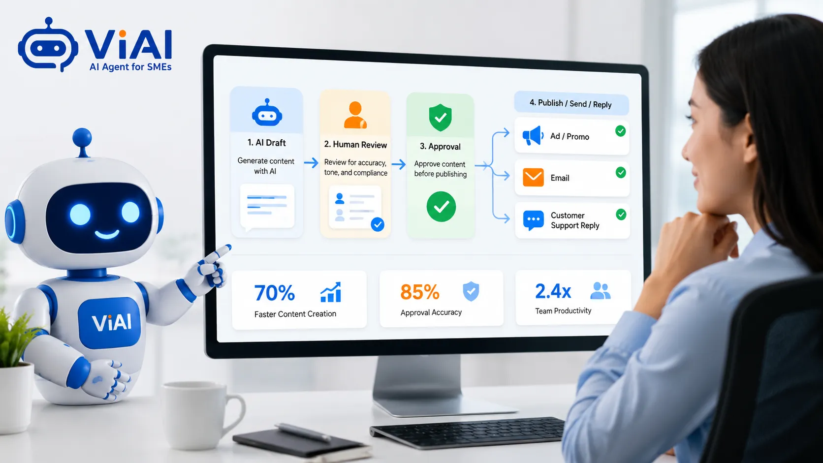 Workflow kiểm duyệt nội dung